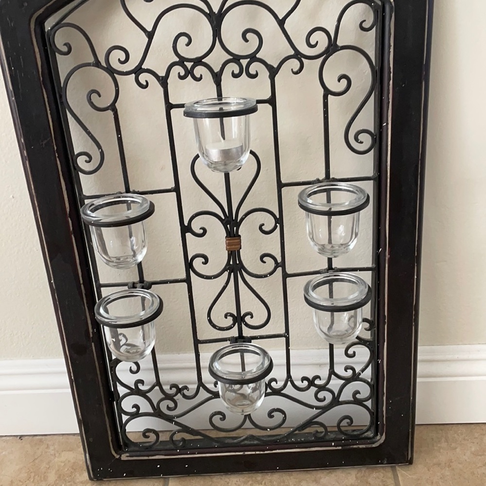 Beautiful wall decor candle holder